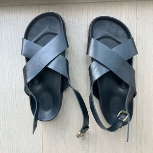 Liberte capri chunky leather sandal size 41